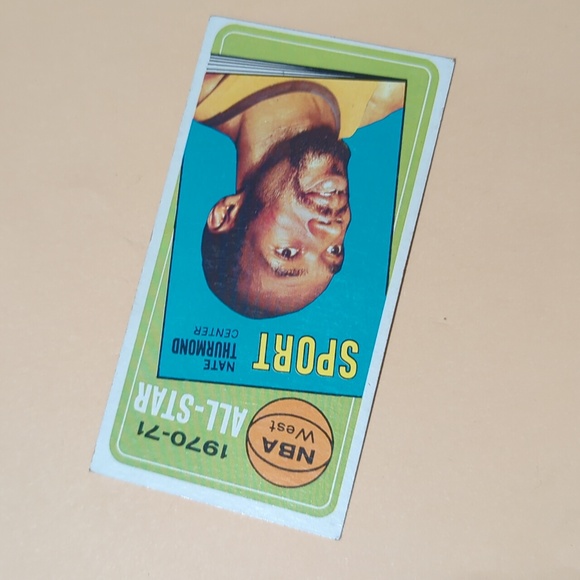 1970-71 Topps Basketball #111 Nate Thurmond "Hall of Fame" (All-Star) - Picture 5 of 5